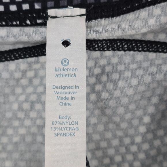 Women's Lululemon Pixelated Camo Mesh Leggings Size 12 6931 - Picture 10 of 11